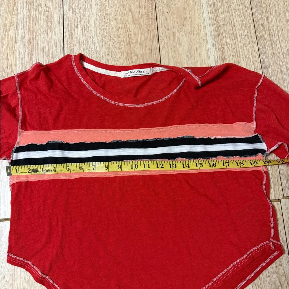 Free People Stripe Cropped Long Sleeve - Picture 5 of 6
